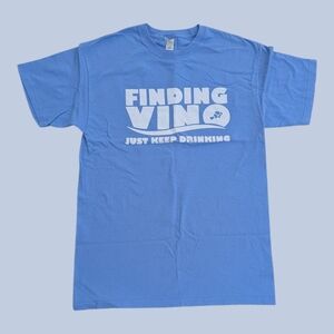 Finding Vino Blue T-Shirt